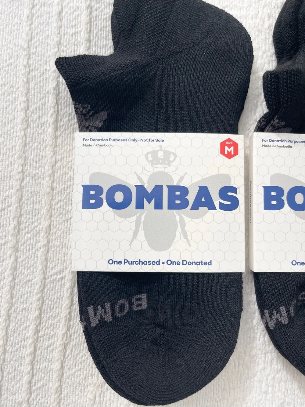 NWT Bombas Bundle 5 Pack Ankle Socks Size Medium